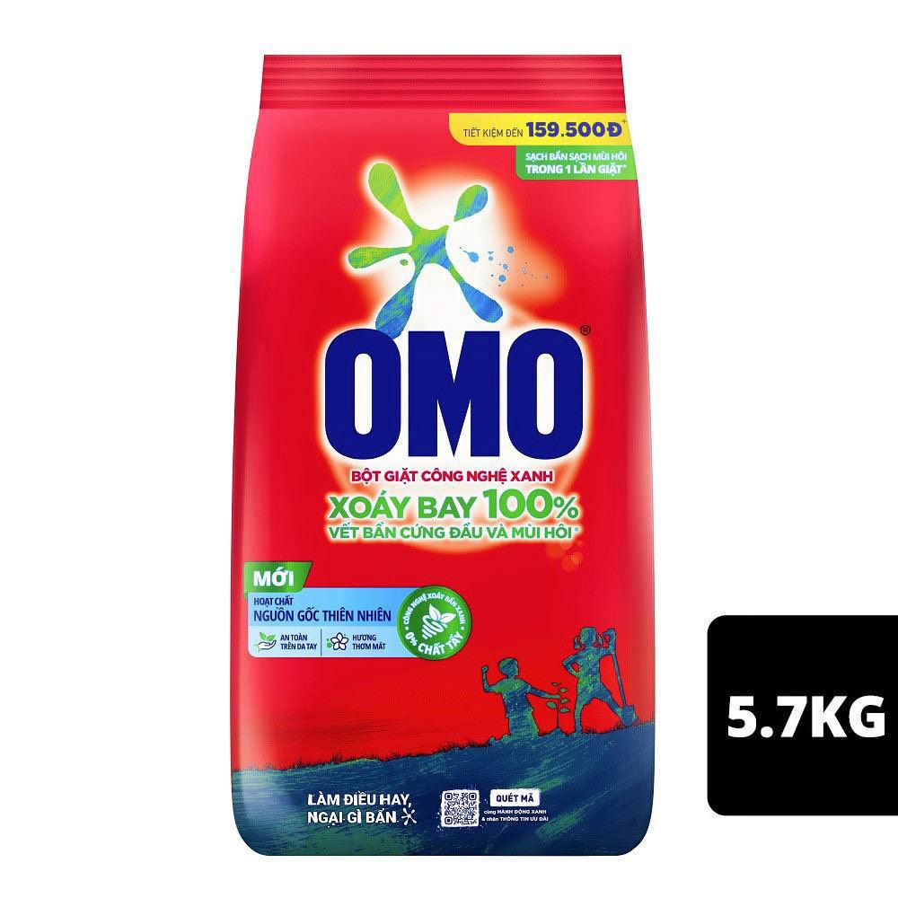 Bột giặt tay omo 5,7kg