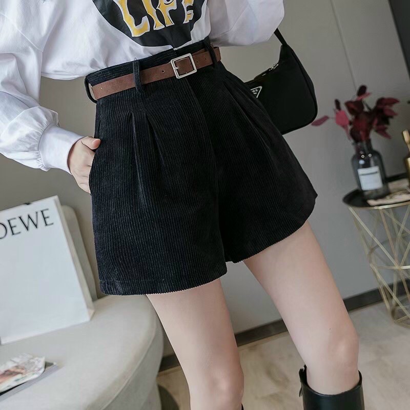 Quần short nhung, quần đùi nhung, giá rẻ 051