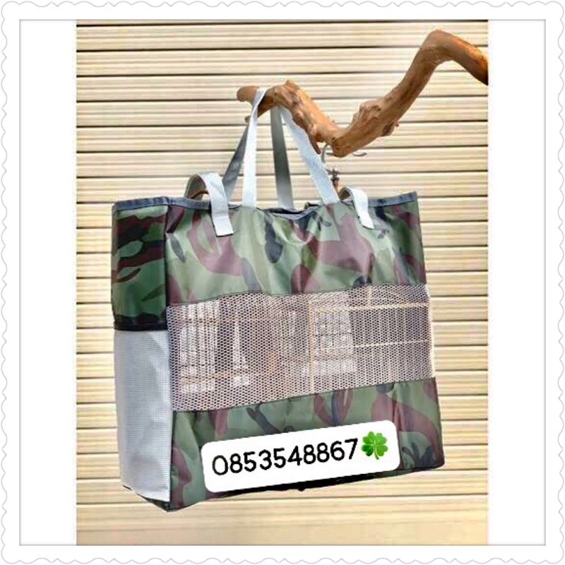 Balo đeo lồng chim khuyên - phụ kiện cho chim cao cấp
