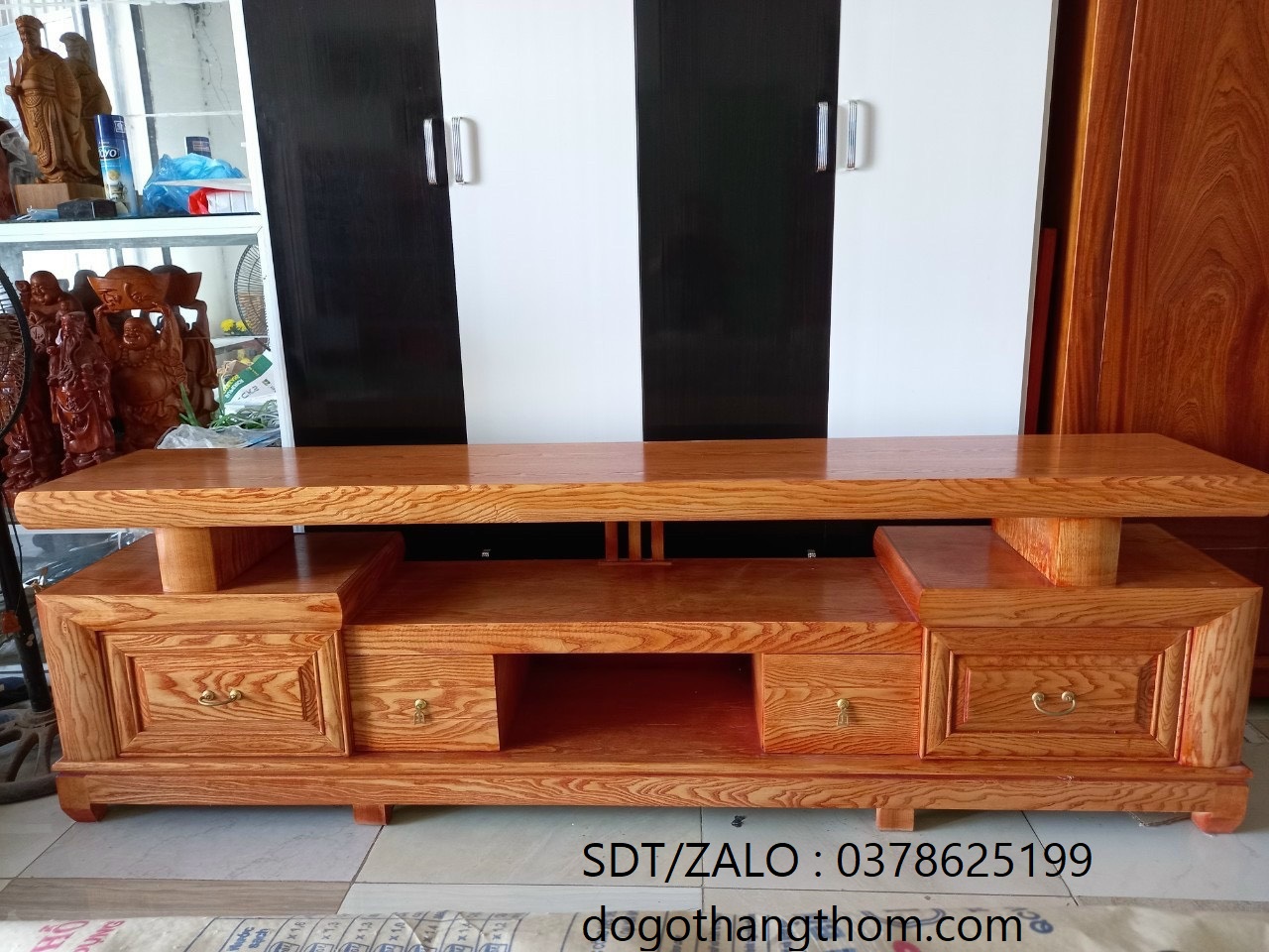 kệ tivi gỗ sồi 1m8 kệ tivi gỗ