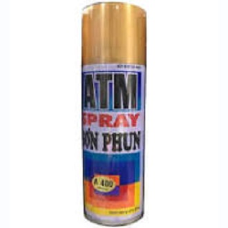 Sơn xịt xe máy, ô tô ATM A400 màu Vàng Đồng (Rich Gold) 400ml