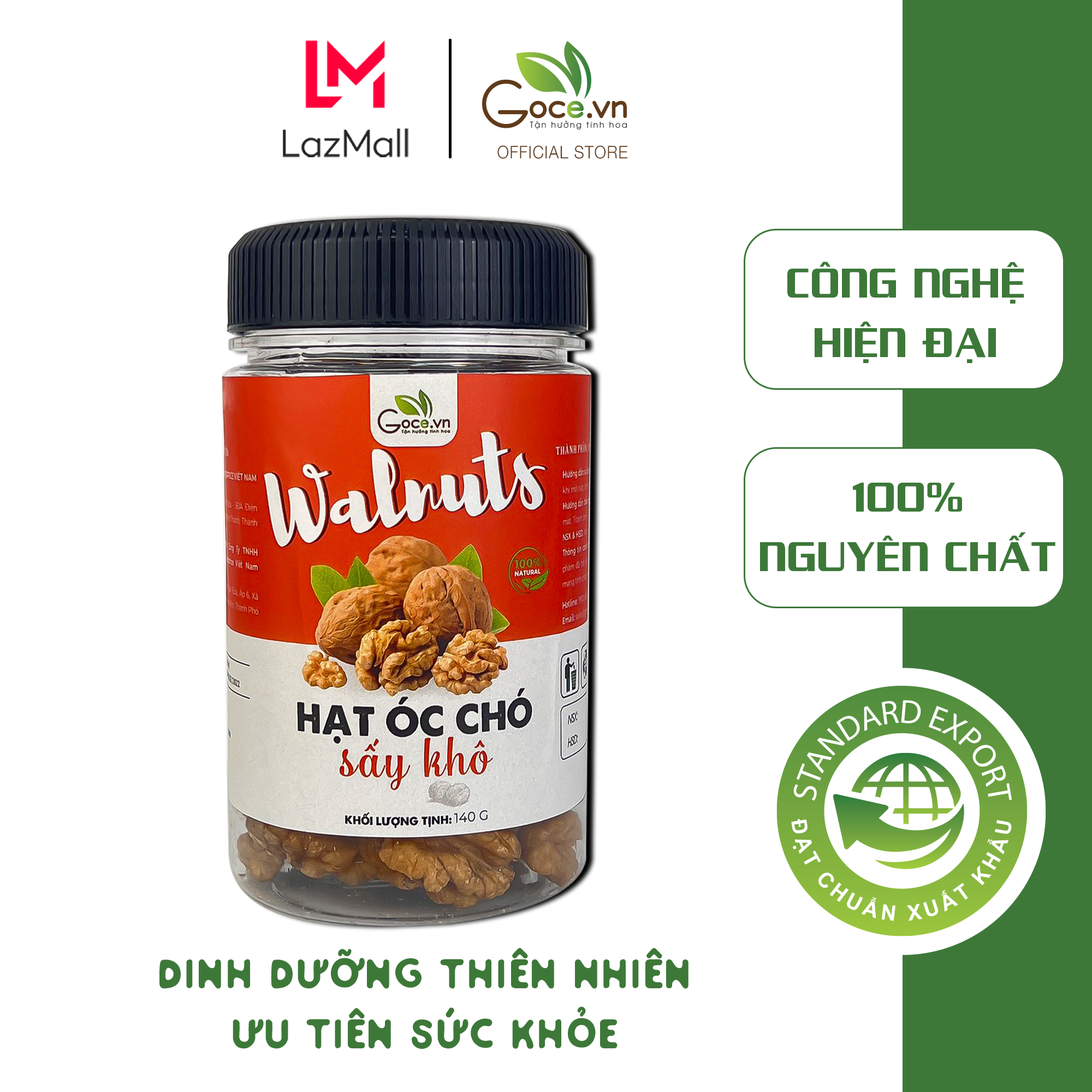 Hạt óc chó sấy khô goce - 140g