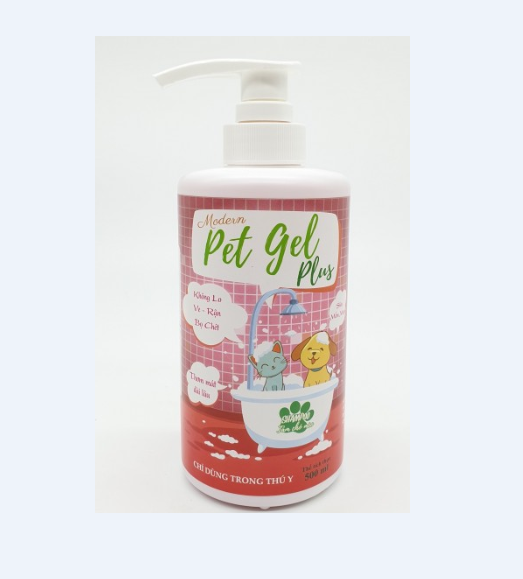 Sữa tắm pet gel plus chó mèo 500ml