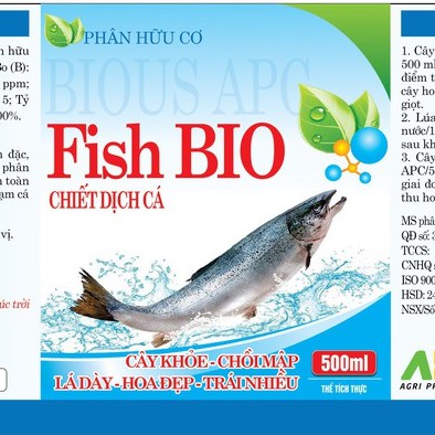 Phân hữu cơ đạm cá thủy phân không mùi bious apc fish bio chiết dịch cá