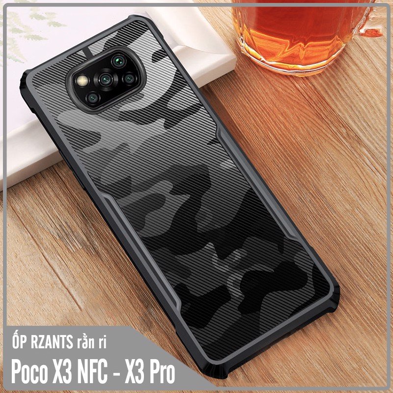 Ốp lưng cho xiaomi poco x3 nfc và poco x3 pro rzants rằn ri
