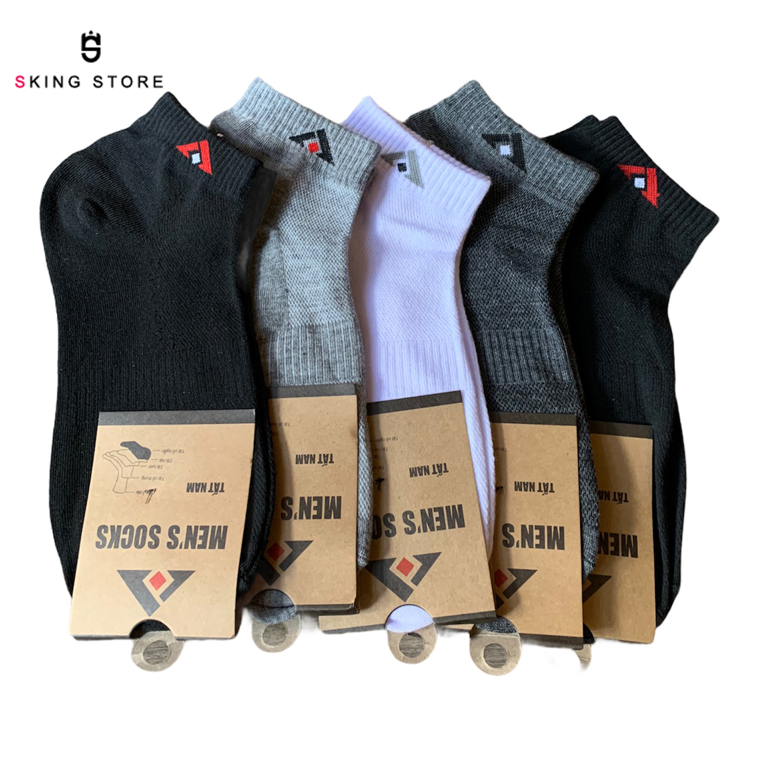 Combo 5 đôi tất nam cao cấp chống hôi chân