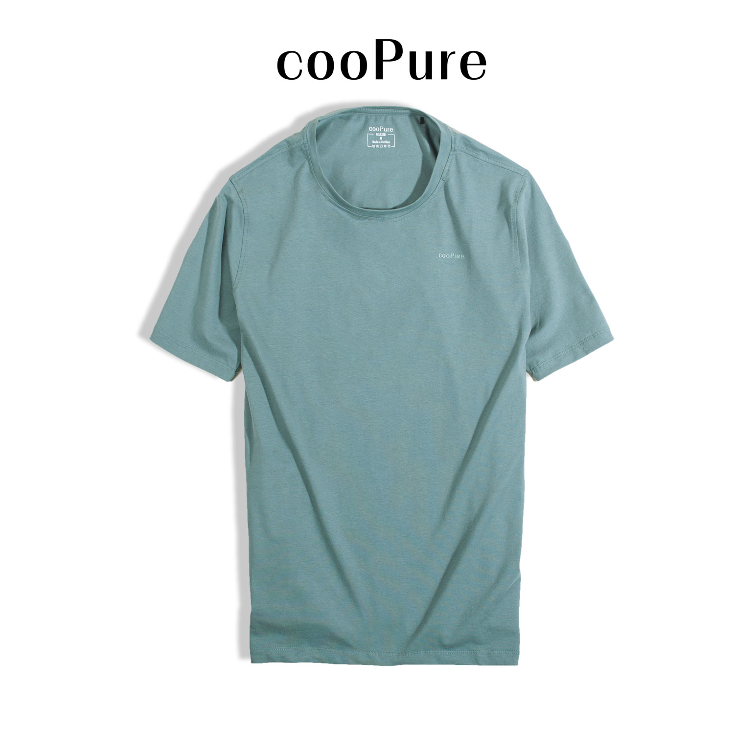Áo phông nam cooPure in cao thành, thiết kế basic 100% cotton NO.1237 (7 màu)