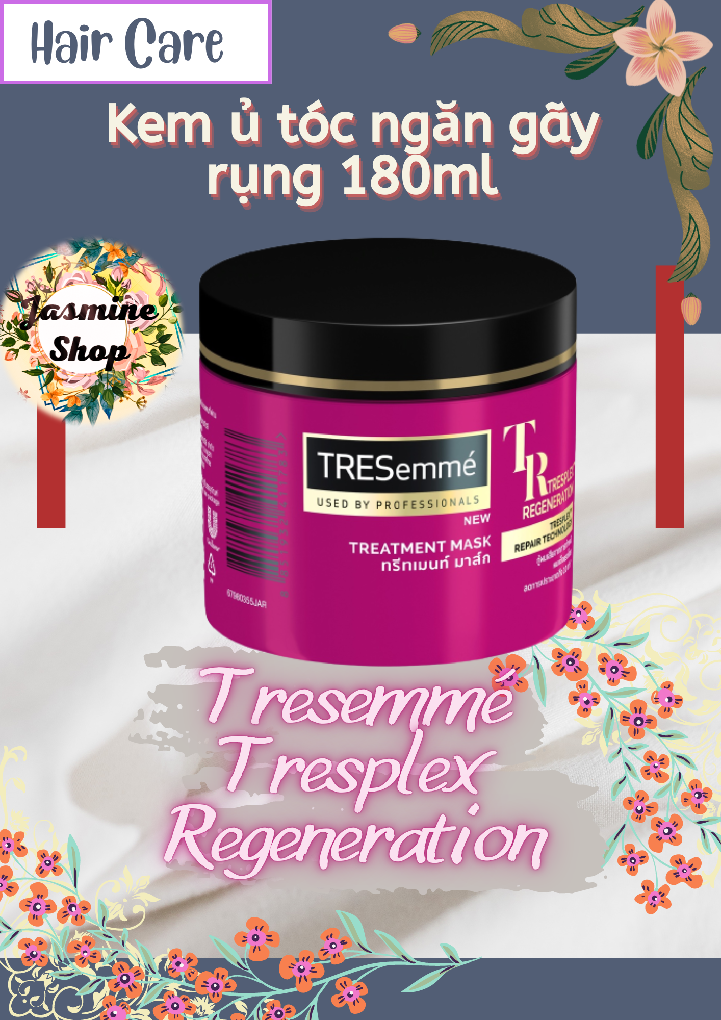 Kem ủ tóc ngăn gãy rụng tresemmé tresplex regeneration