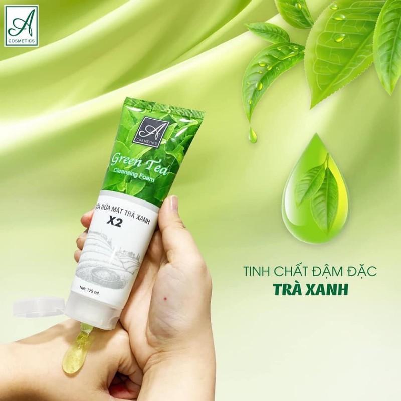 [HCM]sữa rữa mặt trà xanh X2