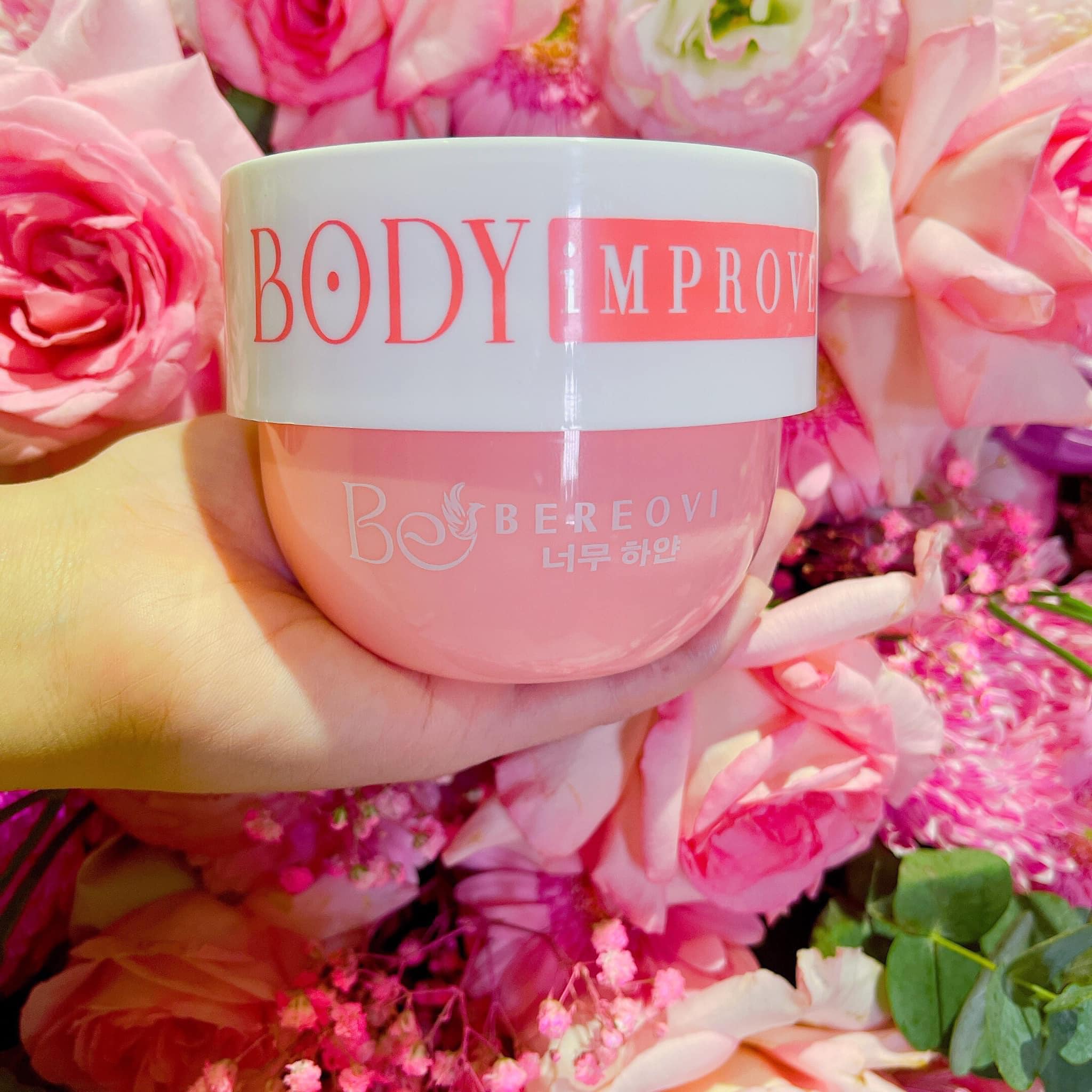 Kem body improve bereovi dưỡng trắng da nâng tone - kem body thu thủy mẫu mới