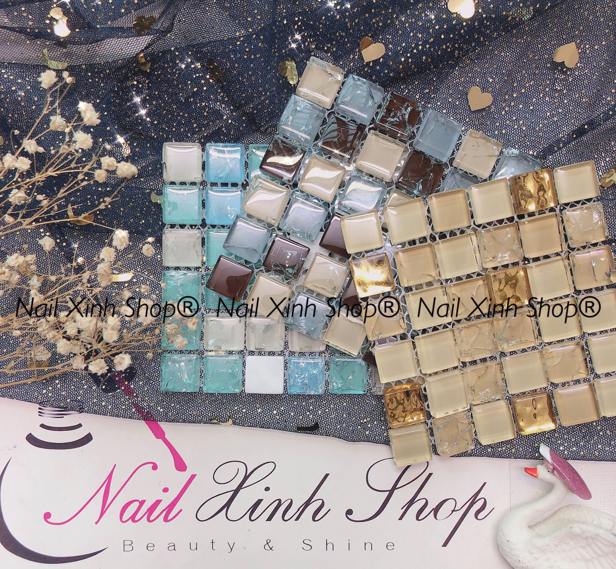 [HCM]Đá Chụp Hình Sản Phẩm Phụ Kiện Trang Trí Nail 2020  Chụp Mẫu Nail Nghệ Thuật