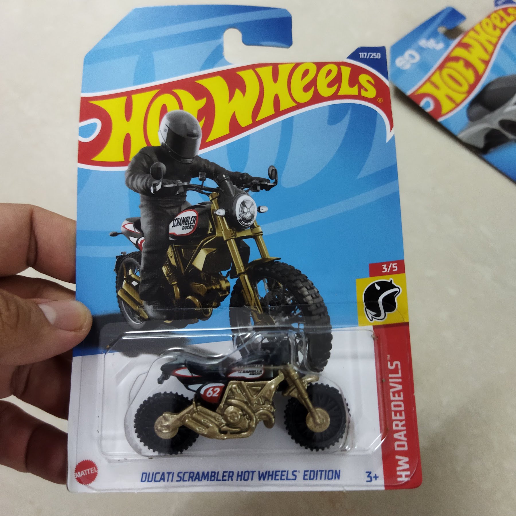 Xe Mô Hình Chính Hãng HotWheels - Ducati Scrambler Hot Wheels Edition