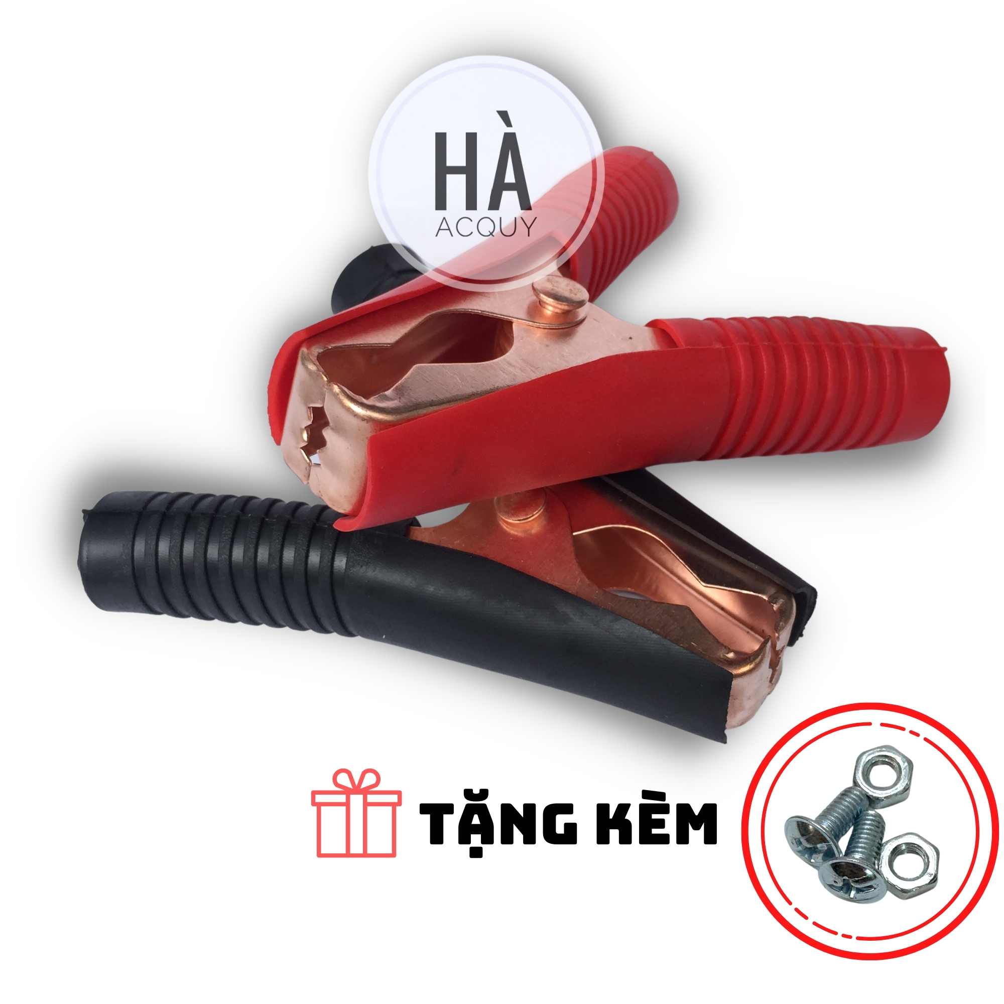 Kẹp Ắc Quy Cá Sấu Mạ Đồng 100A - 9.5Cm- 1 cặp