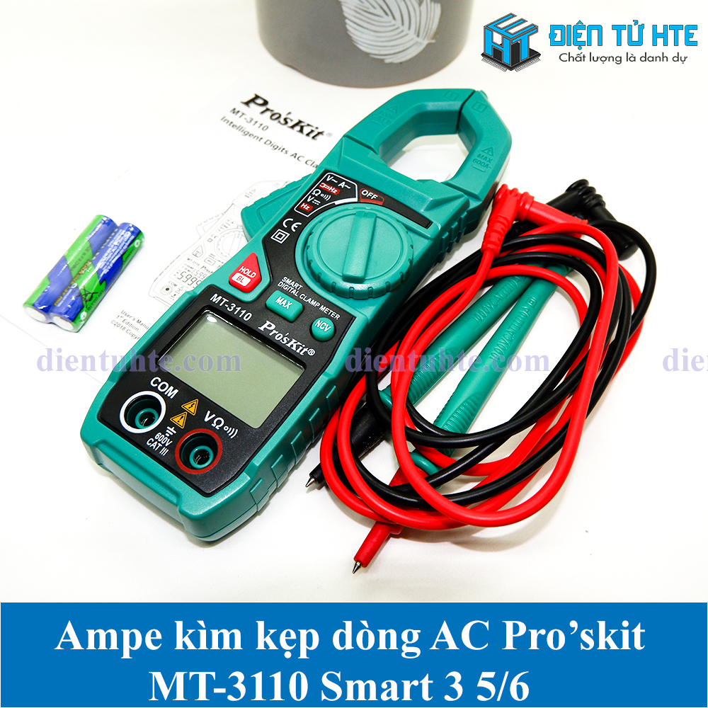 Ampe kìm kẹp dòng điện tử ac pro'skit mt-3110 3 5/6