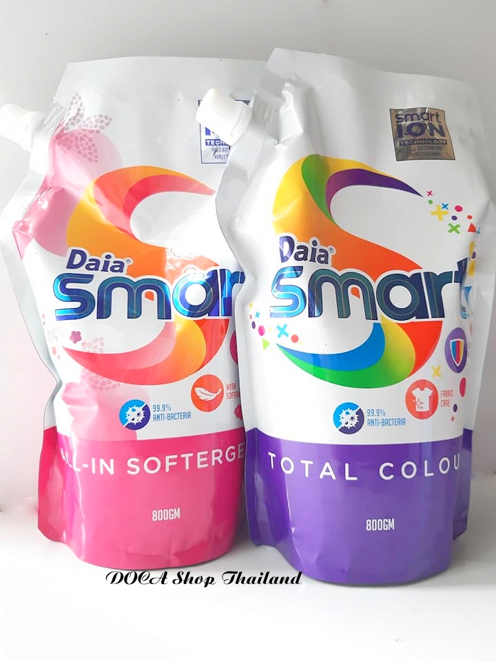 Nước giặt đậm đặc 2in1 DAIA SMART Thái Lan