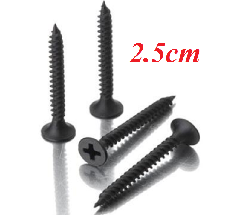 200gr - 2.5cm vít thạch cao - vít thép đen 2p5