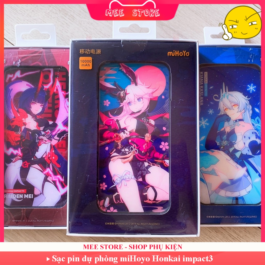 Sạc dự phòng Honkai impact3 dung lượng 10.000mAh