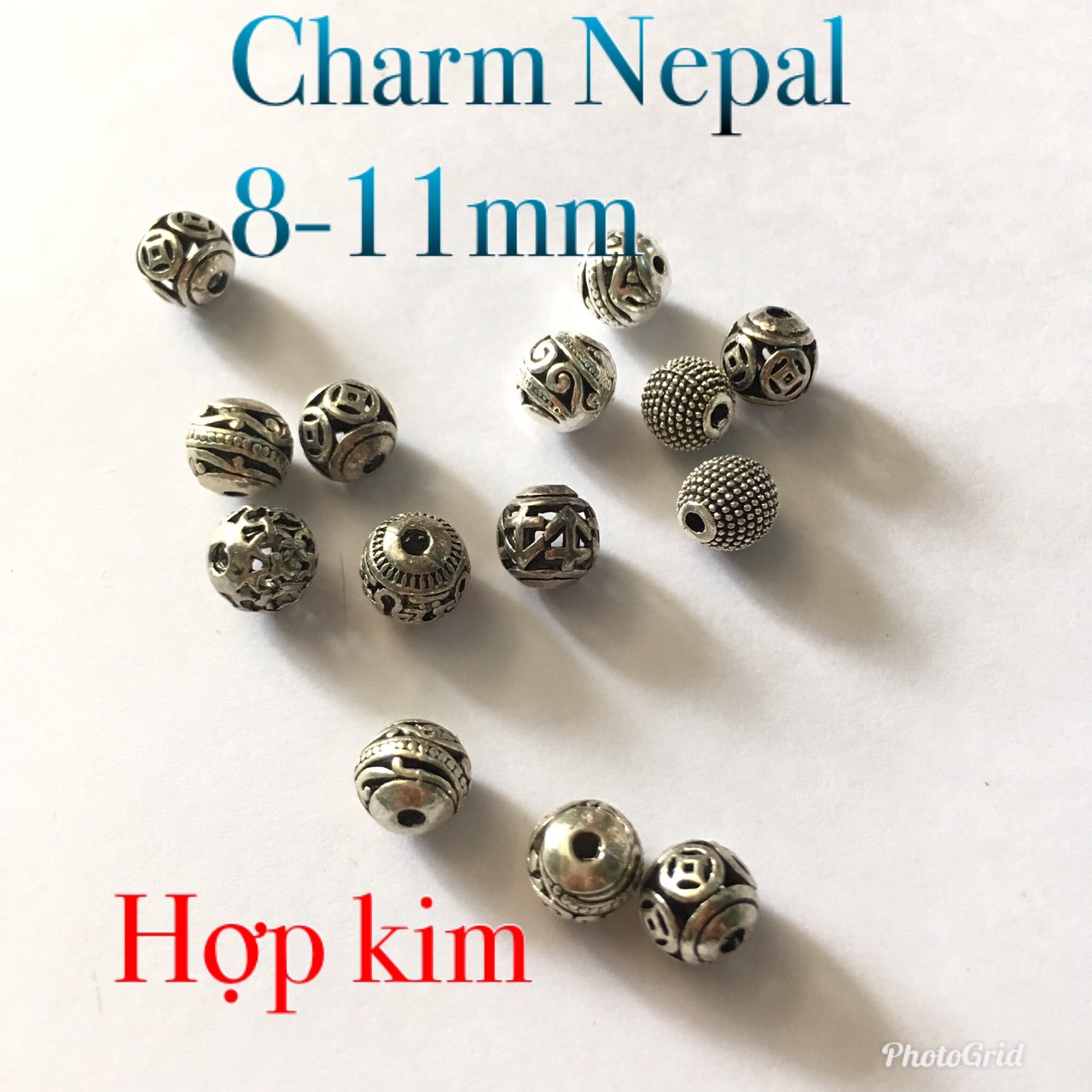 1 hạt charm Nepal trang trí vòng tay