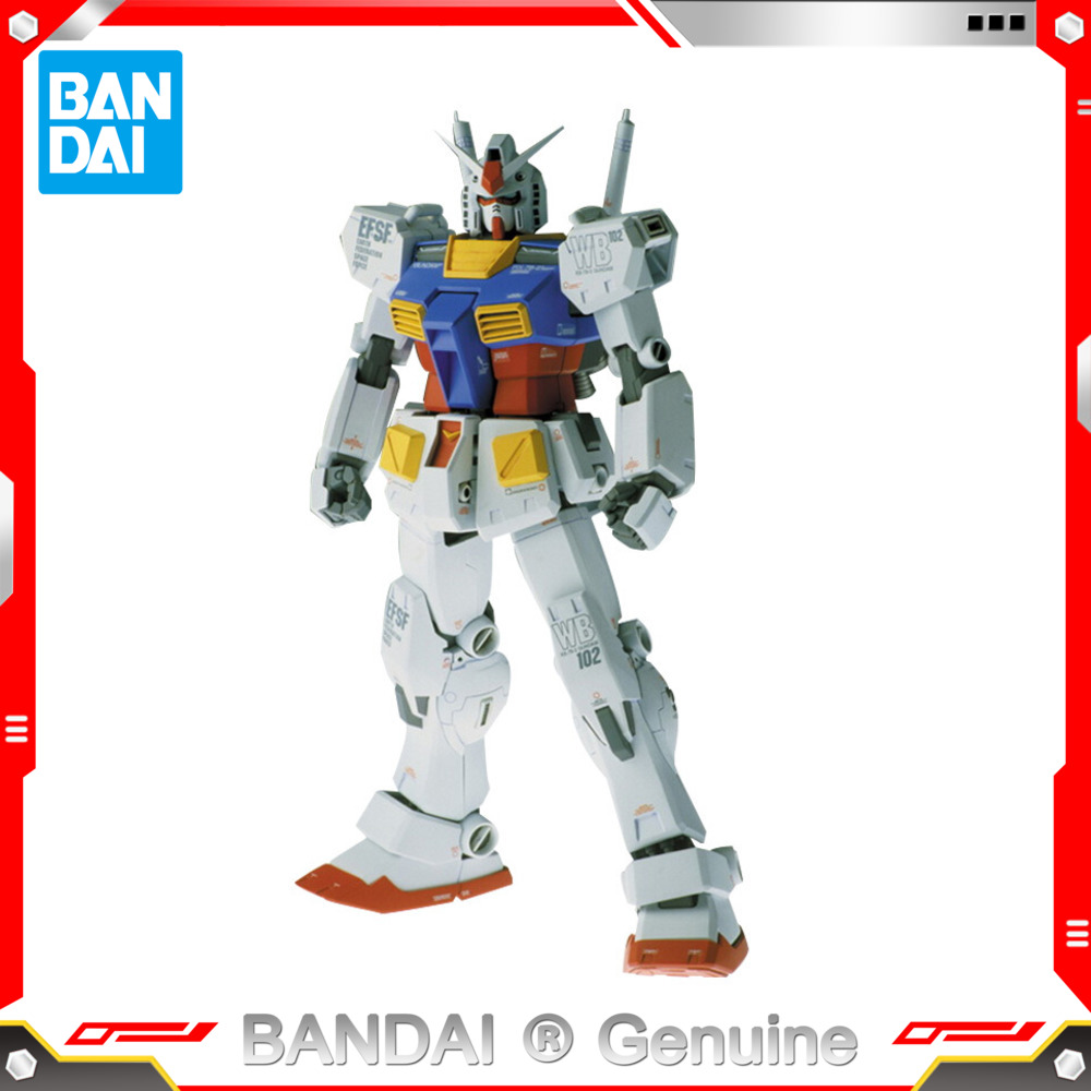 【Official】 BANDAI Gundam Lắp ráp mô hình MG 1/100 Gundam Yuanzu Gundam Thẻ phiên bản 114215 Quà tặng đồ chơi
