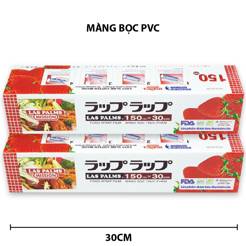 Màng bọc thực phẩm laspalm chính hãng co giãn tốt , màng bọc thức ăn laspalms 30cm x150M