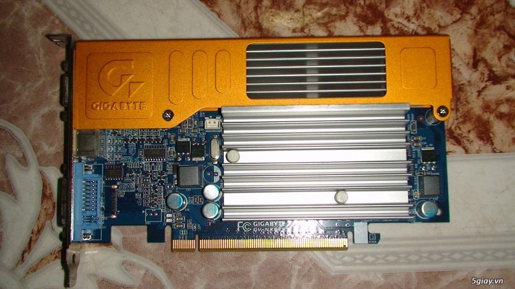 Gv-nx71g512p8-rh - nvidia geforce 7100 gs, 128mb gddr2, 64 bit, pci express x16 - chuyên cho máy siêu âm