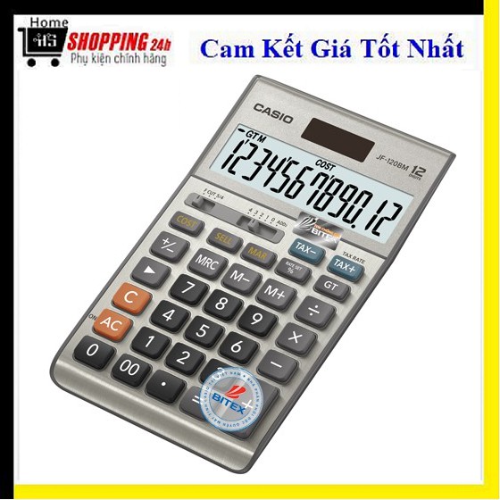 Máy tính casio jf 120fm chính hãng bảo hành 7 năm