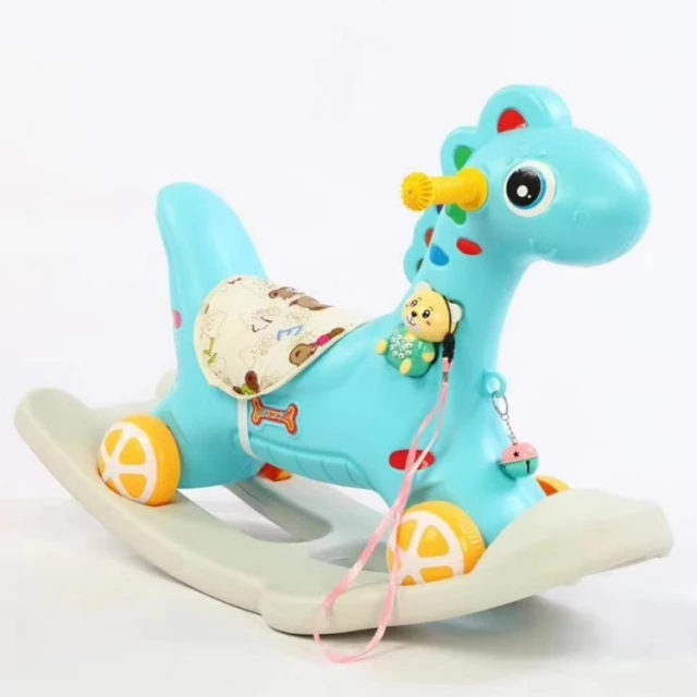 Ngựa Bập Bênh có đèn có nhạc có bánh xe 2in1