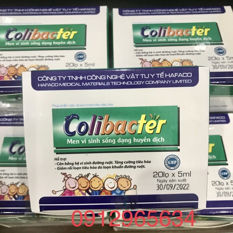 Men vi sinh Bạch Mai Colibacter, men sống dạng huyền dịch chống táo bón, ổn định hệ tiêu hóa... Date luôn mới nhất!