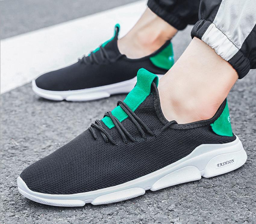 Giầy thể thao nam,giầy sneaker DA Xanh TNX 3