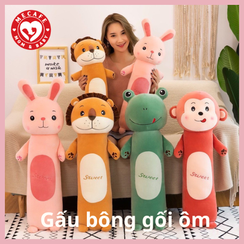 Gấu bông hình thú cho bé, Gối ôm gấu bông cho bé 45cm mềm mịn