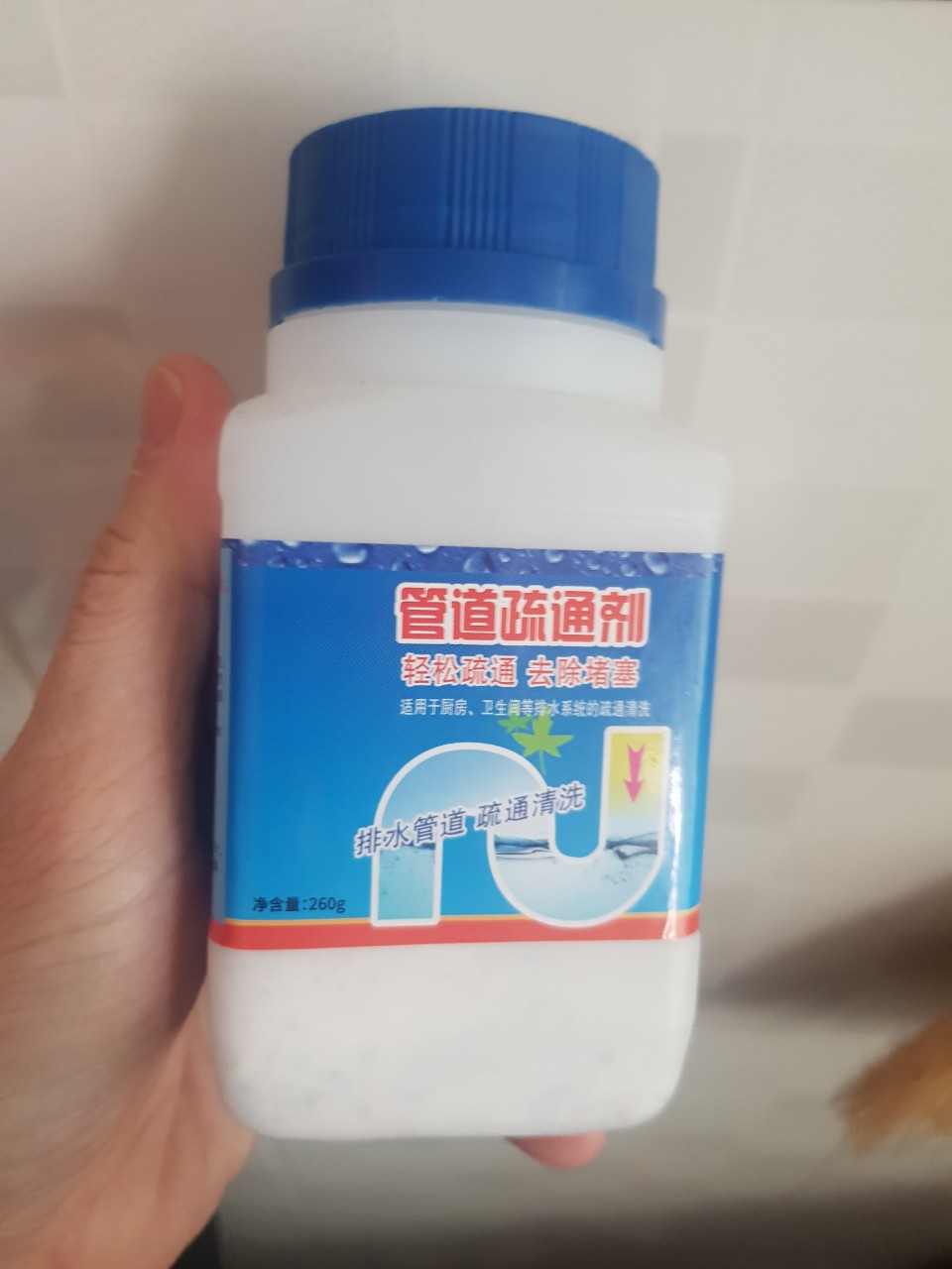 Bột thông cống bồn cầu 260g chống tắc nghẽn