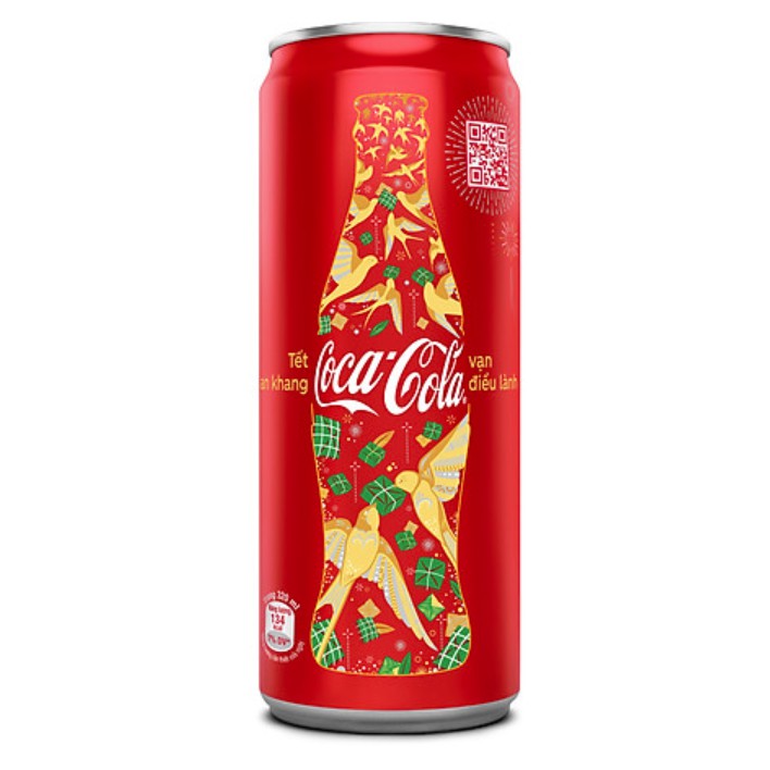 Thùng 24 Lon 320ml Nước Giải Khát Coca-Cola