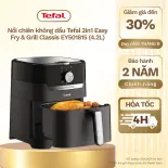 Nồi chiên không dầu Tefal 2in1 Easy Fry & Grill Classis EY501815 - Dung Tích 4.2L - Chính Hãng - BH 2 Năm