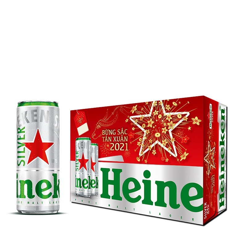 Bia Heineken Silver 330ml
