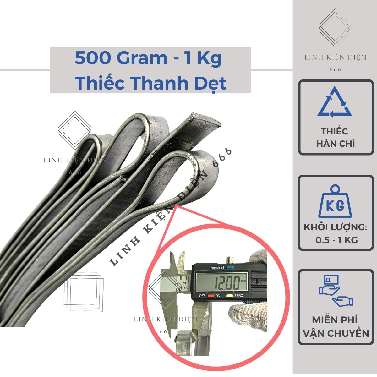Thiếc hàn 1 Kg chi hàn điện tử loại thanh to chuyên dùng cho hàn công nghiệp