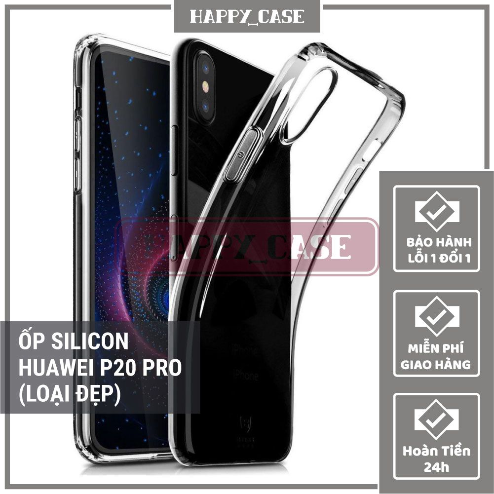 Ốp Lưng Điện Thoại Huawei P20 Pro Thin Transparent Silicon