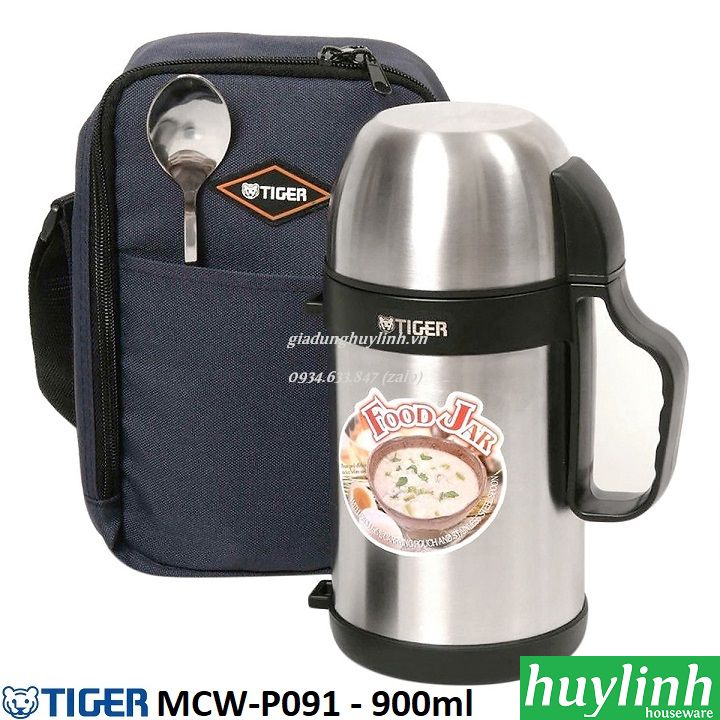 Cà men hộp cơm giữ nhiệt tiger mcw-p901 - 900ml