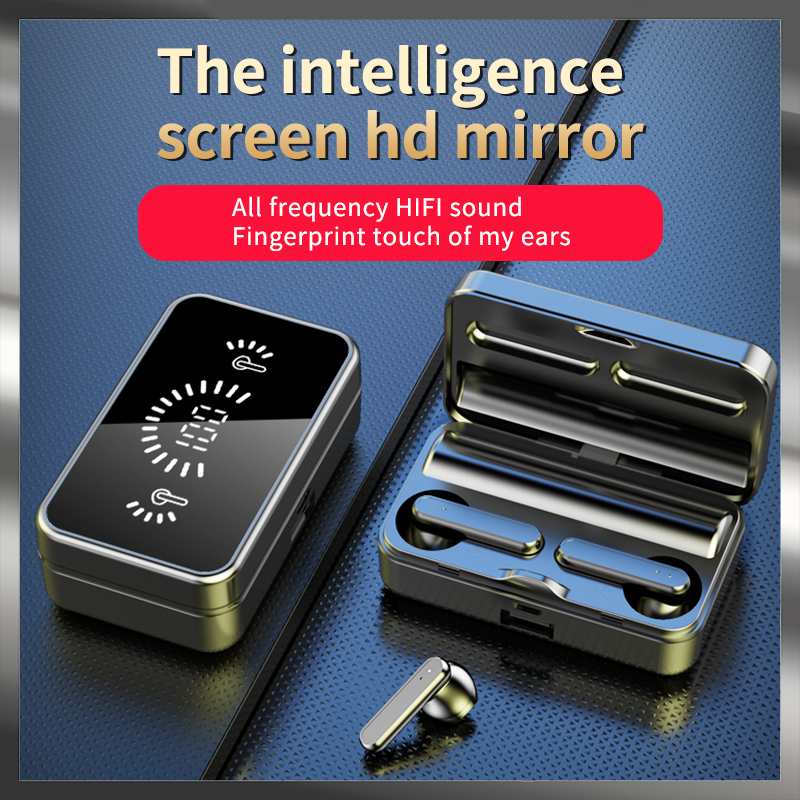 Mirror S20 Wireless Bluetooth Headset 5.1 Mini binaural invisible small in-ear sports headphones