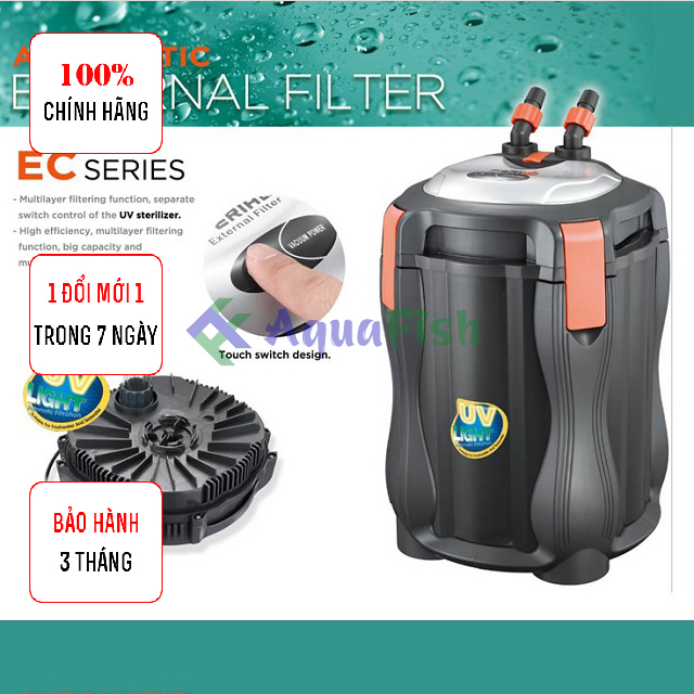 Lọc Thùng Periha EC 1500U Có Đèn UV Dùng Cho Bể Cá Cảnh Từ 100-150cm (dưới 300 lít)