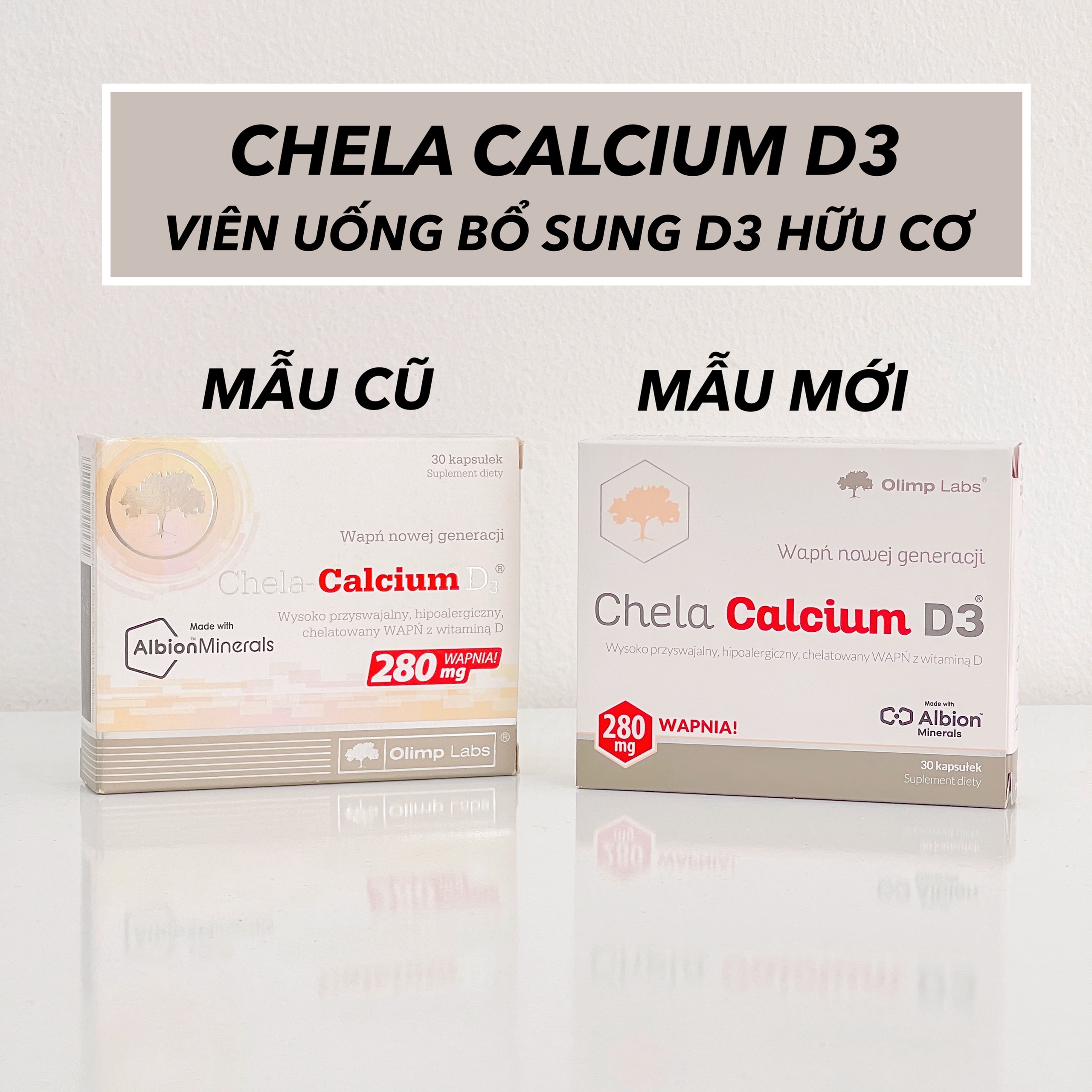 Canxi Chela Calcium D3 cho mẹ bầu bổ sung canxi và vitamin D3 36.6g