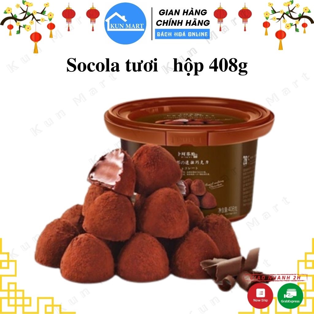 Socola tươi 💖 Socola tươi socola valentine nama chocolate hộp 408g