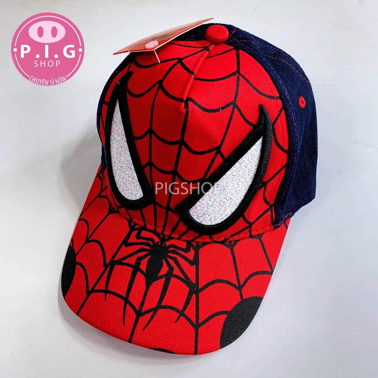 NÓN KẾT SPIDER MAN,MŨ LƯỠI TRAI TRẺ EM SIÊU NHÂN NHỆN CHO BÉ TRAI 2-8 TUỔI,NÓN SPIDER MAN