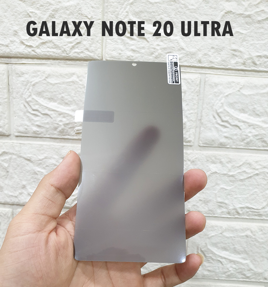Miếng dán dẻo TPU chống nhìn trộm Samsung Galaxy Note 20 Ultra