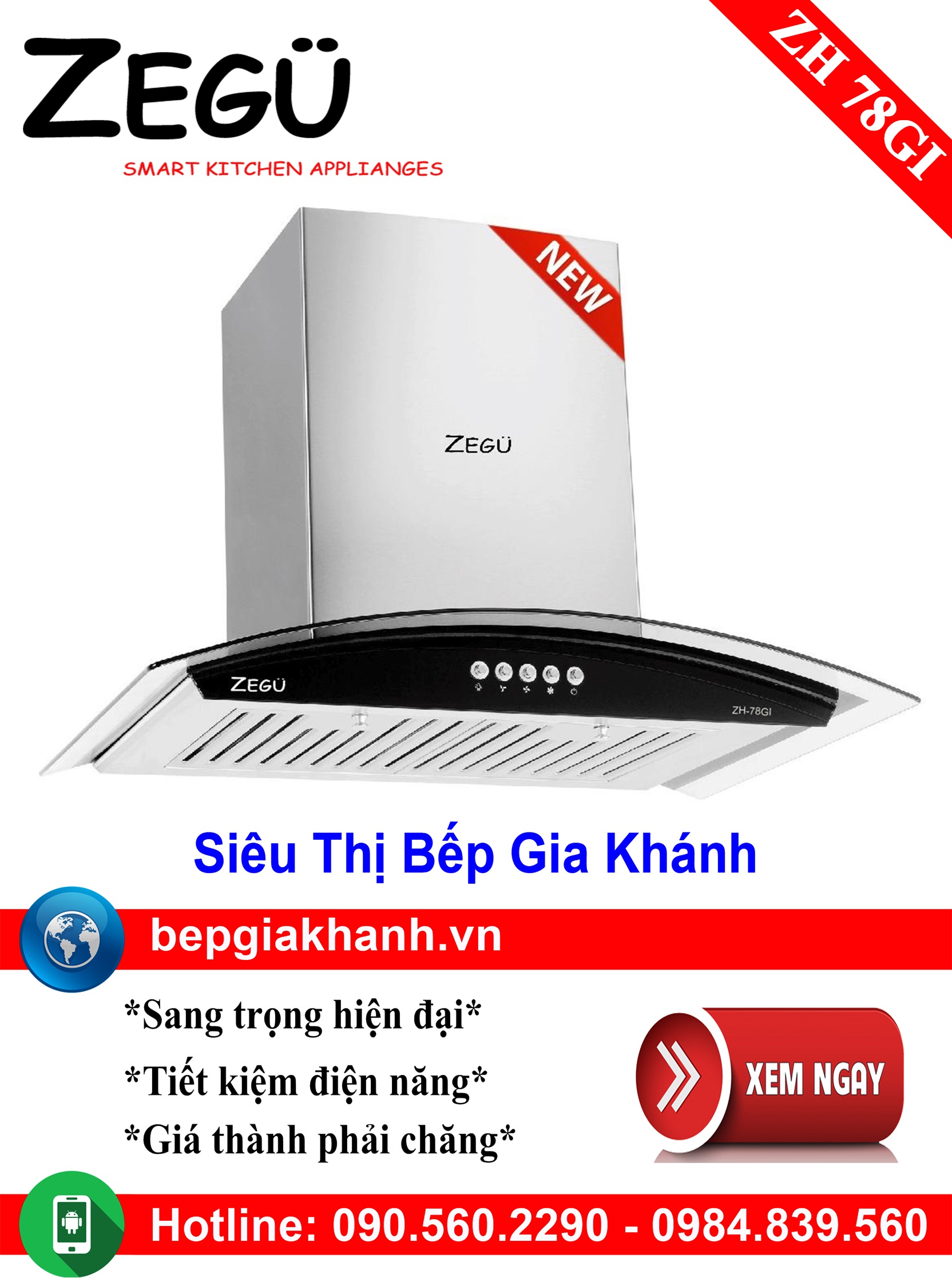 [HCM]Máy hút mùi dạng kính cong 70cm Zegu ZH 78GI, máy hút mùi nhà bếp, máy hút mùi bếp, máy hút mùi kính cong, máy hút mùi canzy, máy hút mùi mini, máy hút mùi âm trần, máy hút mùi electrolux, may hut mui