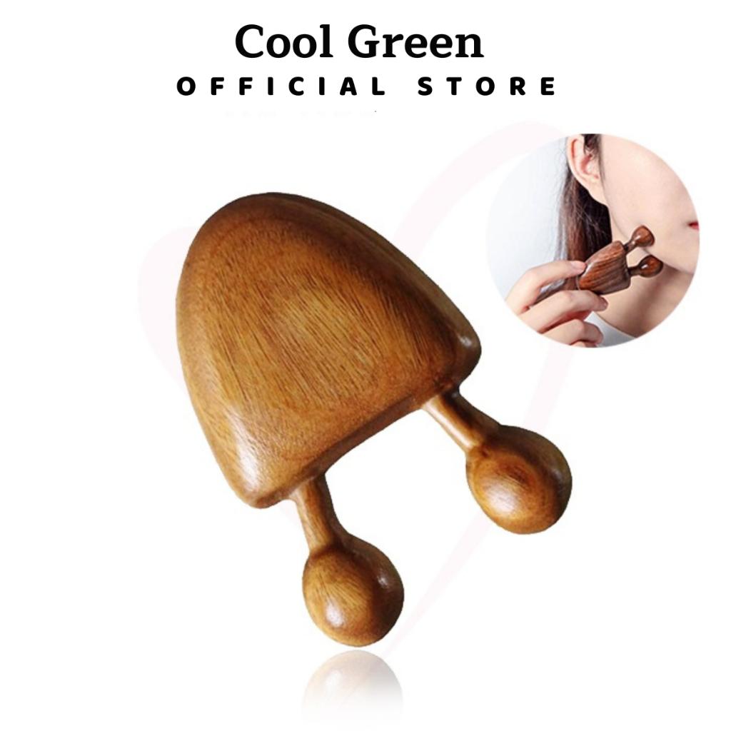 Cây gua sha gỗ đàn hương tự nhiên, mát xa vùng mắt, nâng cơ hiệu quả