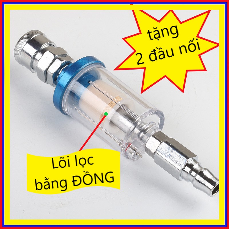 Lọc tách hơi nước khí nén dùng cho súng phun sơn