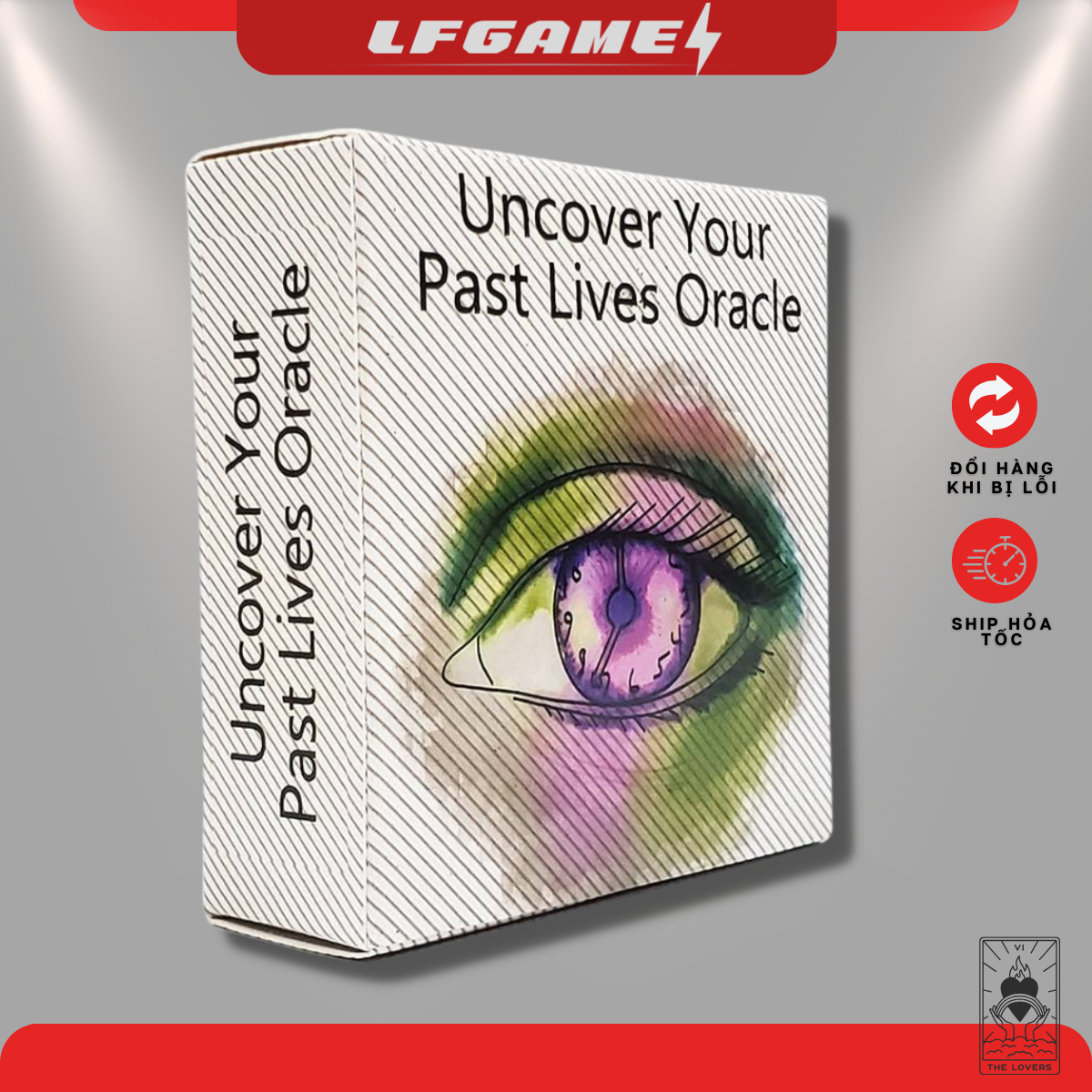Bộ bài tarot oracle uncover your past lives oracle cao cấp 52 lá
