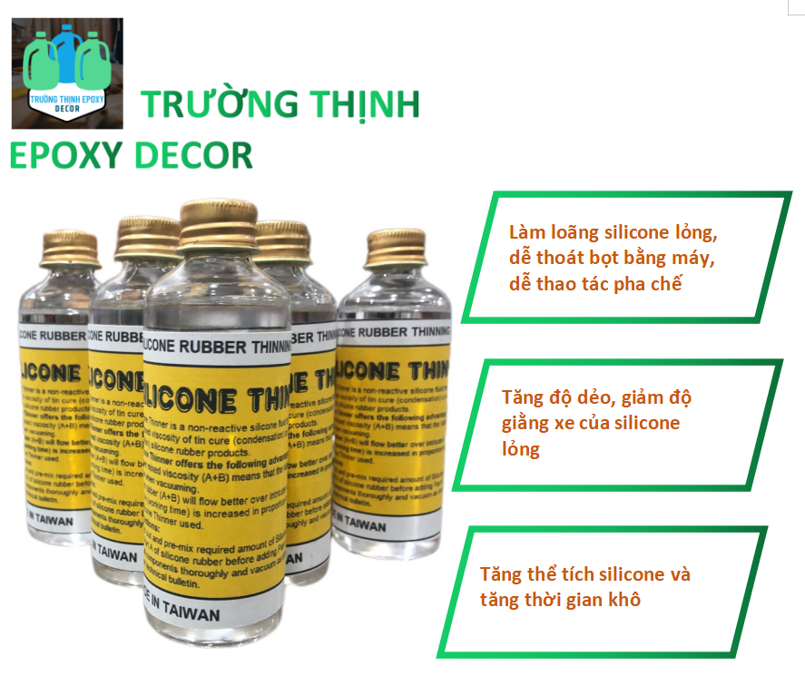 Dầu Pha Loãng Silicone Làm Khuôn - Trường Thịnh Sài Gòn