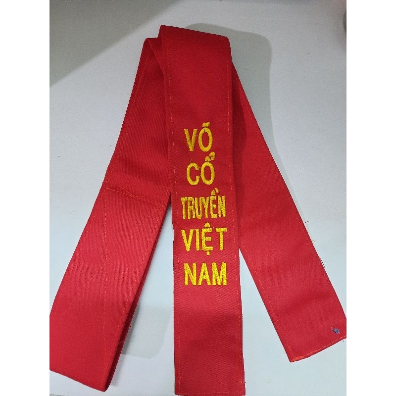 Đai võ cổ truyền việt nam chất liệu kaki cotton cao cấp dùng cho võ phục, võ thuật, quà tặng, trưng bày