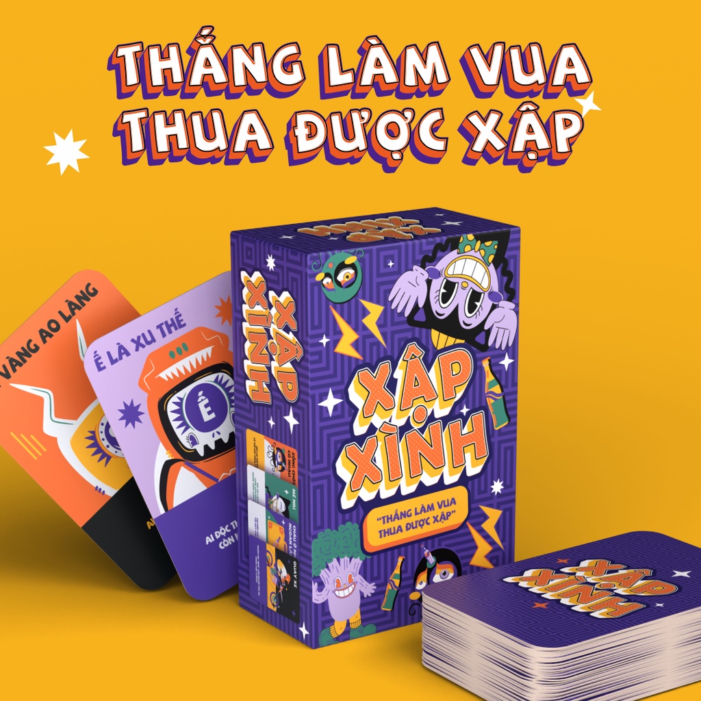 XẬP XÌNH - Quẩy tới bến | Drinking game, board game, game thẻ bài